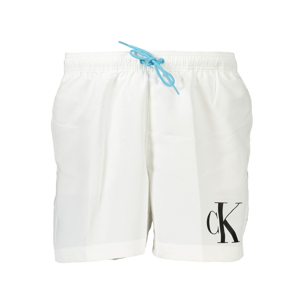Calvin Klein White Polyester Swimwear $173.00 Calvin Klein Luzworld