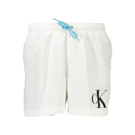 Calvin Klein White Polyester Swimwear $173.00 Calvin Klein Luzworld