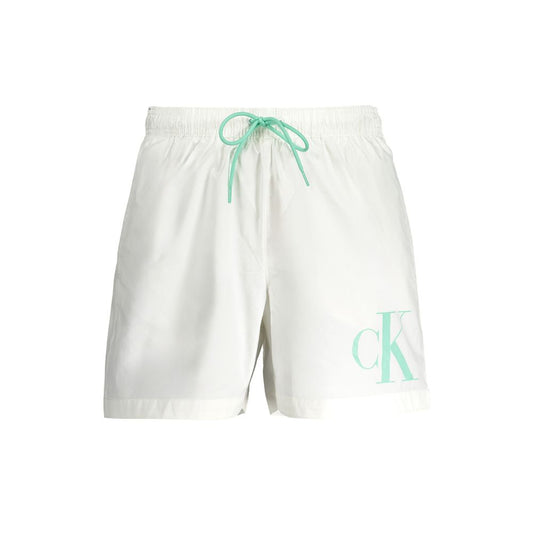 Calvin Klein White Polyester Swimwear $165.00 Calvin Klein Luzworld