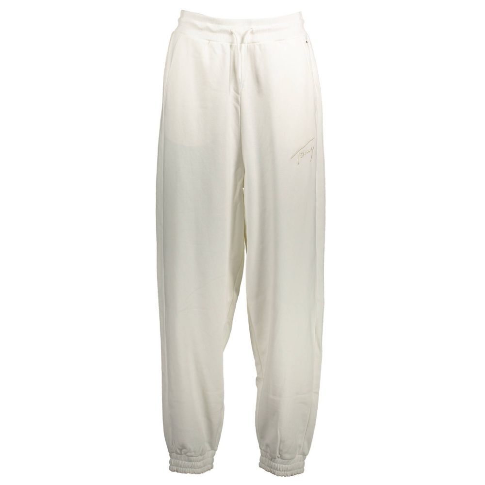 Tommy Hilfiger White Cotton Pant $214.00 Tommy Hilfiger Luzworld