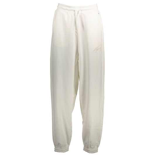 Tommy Hilfiger White Cotton Pant $214.00 Tommy Hilfiger Luzworld