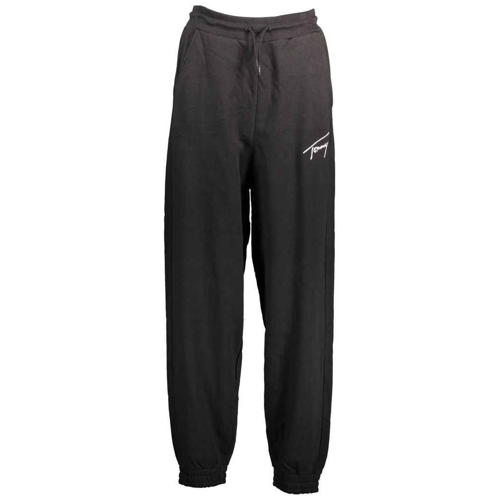 Tommy Hilfiger Black Cotton Pant $214.00 Tommy Hilfiger Luzworld