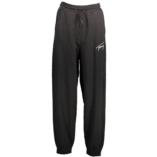 Tommy Hilfiger Black Cotton Pant $214.00 Tommy Hilfiger Luzworld