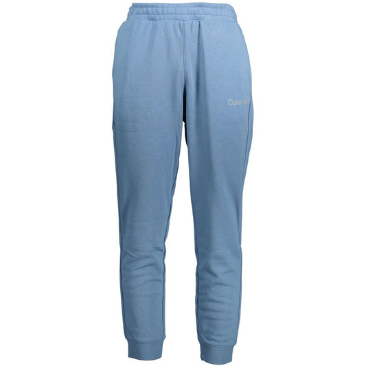 Calvin Klein Blue Cotton Pant $199.00 Calvin Klein Luzworld