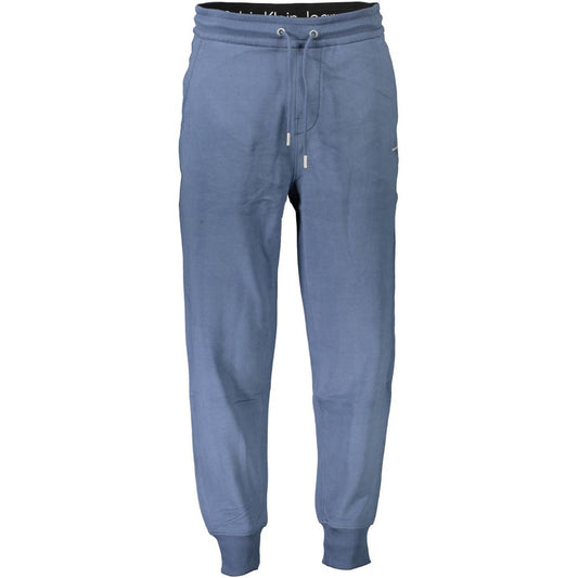 Calvin Klein Blue Cotton Pant $218.00 Calvin Klein Luzworld