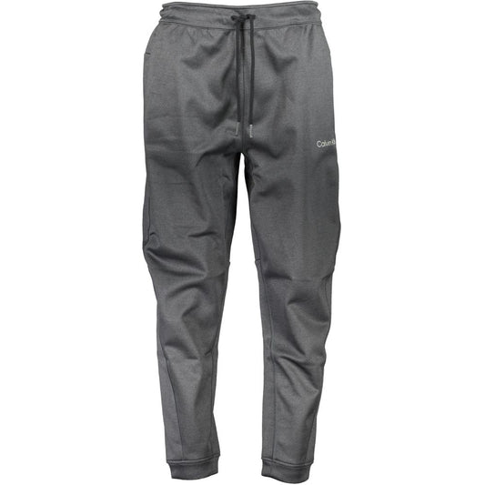 Calvin Klein Black Polyester Pant $250.00 Calvin Klein Luzworld