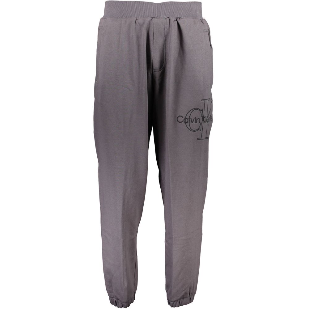 Calvin Klein Gray Cotton Pant $281.00 Calvin Klein Luzworld