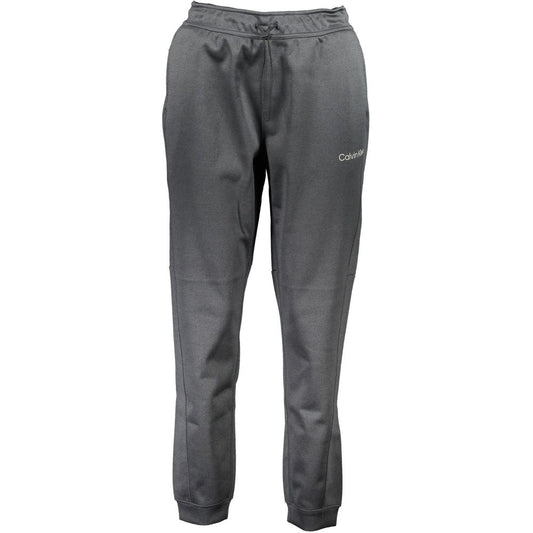 Calvin Klein Black Polyester Pant $250.00 Calvin Klein Luzworld