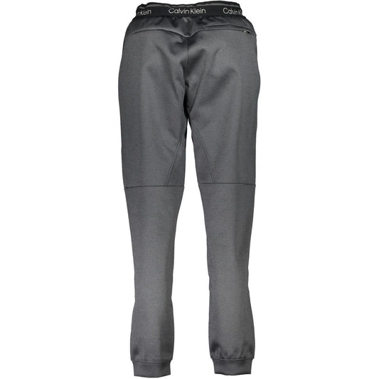 Calvin Klein Black Polyester Pant $250.00 Calvin Klein Luzworld