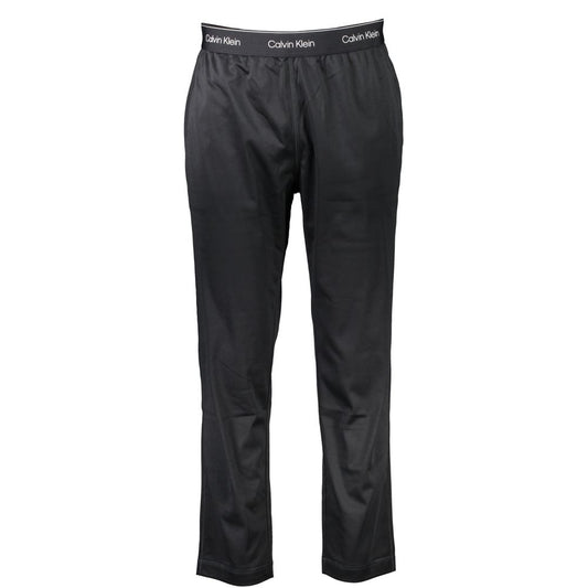 Calvin Klein Black Polyester Pant $195.00 Calvin Klein Luzworld
