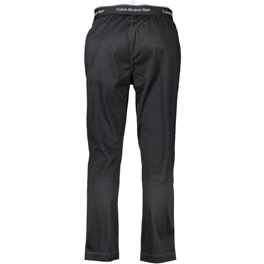 Calvin Klein Black Polyester Pant $195.00 Calvin Klein Luzworld