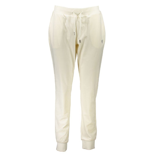 Guess Jeans White Polyester Pant $198.00 Guess Jeans Luzworld