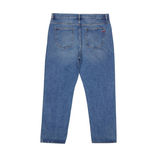 Diesel Blue Cotton Relaxed Fit Jean $467.00 Diesel Luzworld