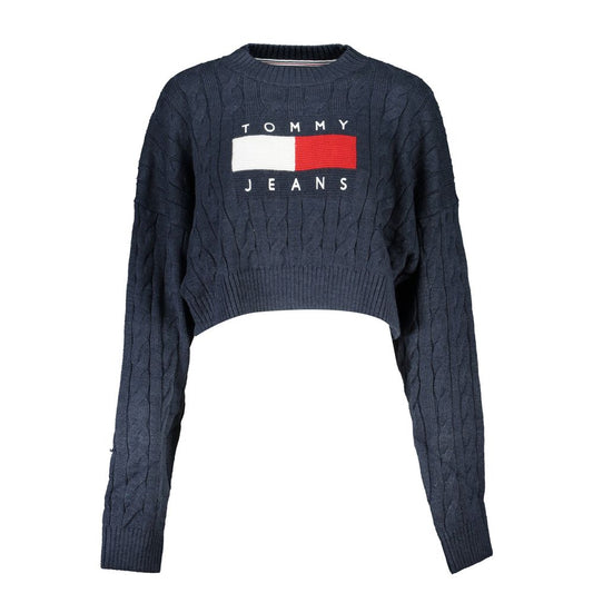 Tommy Hilfiger Blue Polyester Sweater $250.00 Tommy Hilfiger Luzworld
