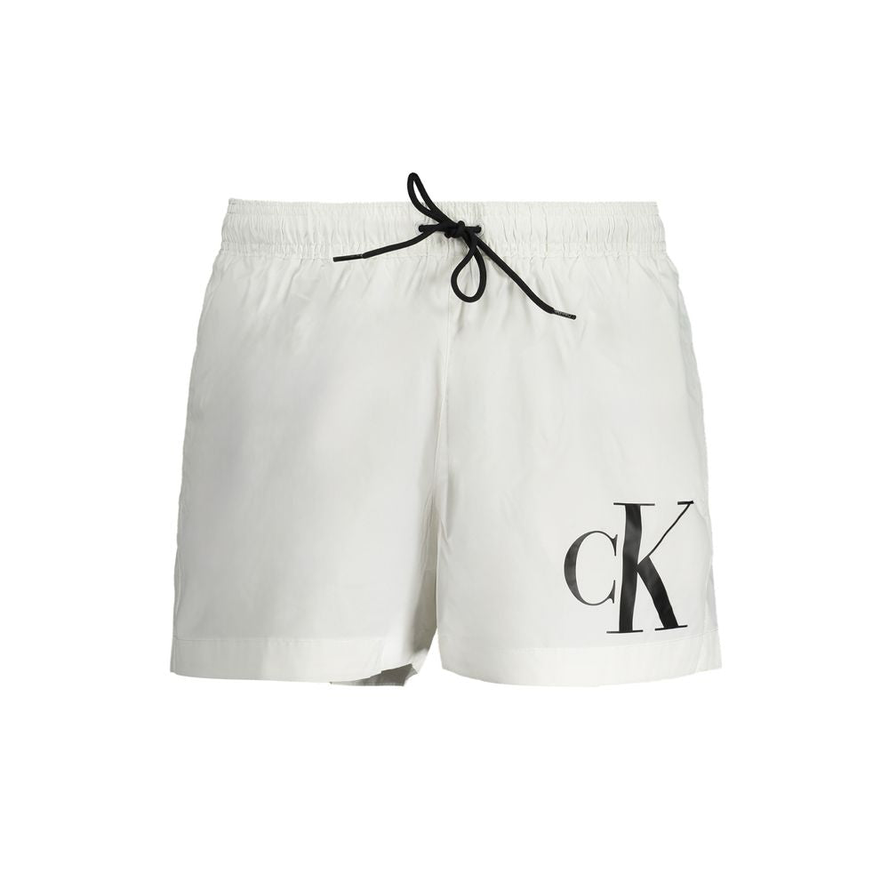 Calvin Klein White Polyester Swimwear $165.00 Calvin Klein Luzworld