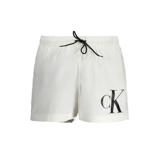 Calvin Klein White Polyester Swimwear $165.00 Calvin Klein Luzworld
