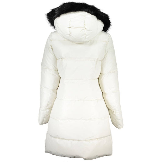 Calvin Klein White Polyester Jackets & Coat $786.00 Calvin Klein Luzworld