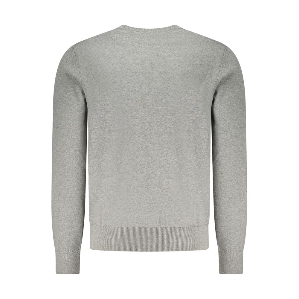 Hugo Boss Grigio Cotton Men's Sweater