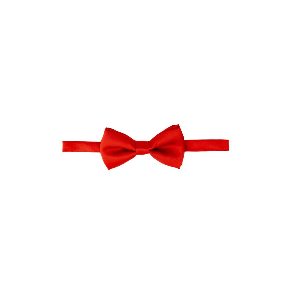 Punto Sella Cravatte Red Silk Bowtie