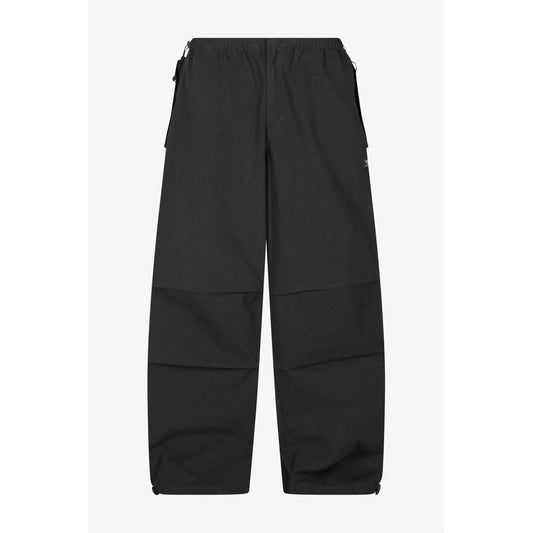 Karl Kani Black Cotton Casual Pants