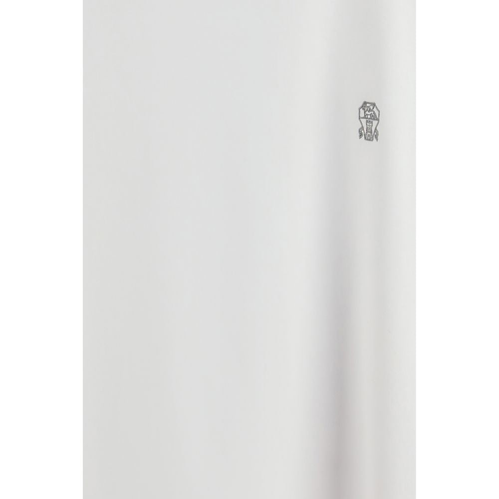 Brunello Cucinelli White Cotton T-Shirt