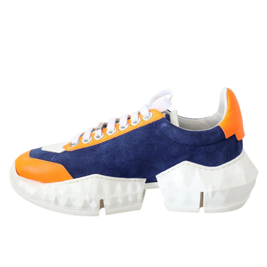 Jimmy Choo Electric Elegance Leather Mix Sneakers