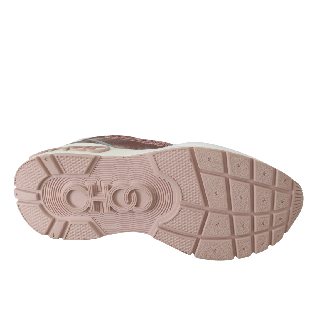 Jimmy Choo Candyfloss Glitter Sneaker Euphoria $1015.00 Jimmy Choo Luzworld