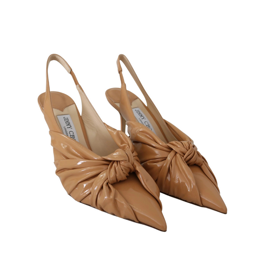Jimmy Choo Elegant Pointed Toe Leather Pumps $1684.00 Jimmy Choo Luzworld