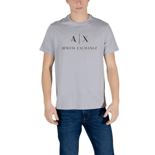 Men T-Shirt -Grey- 8NZTCJ Z8H4Z Armani Exchange
