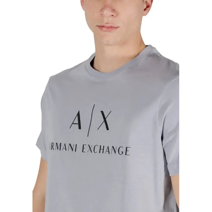 Men T-Shirt -Grey- 8NZTCJ Z8H4Z Armani Exchange