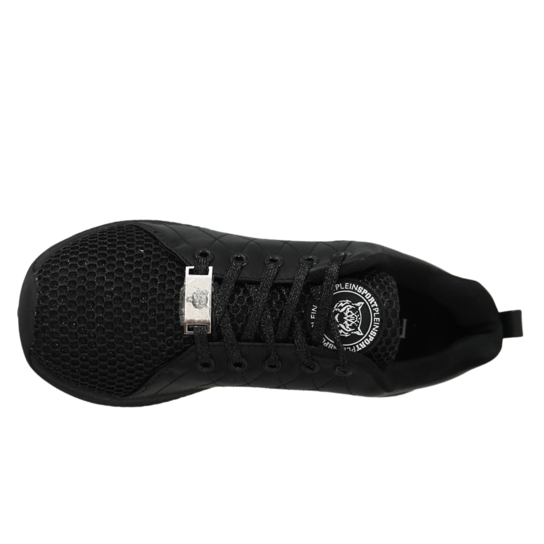 Plein Sport Exquisite Black Runner Gisella Sports Sneakers $689.00 Plein Sport Luzworld