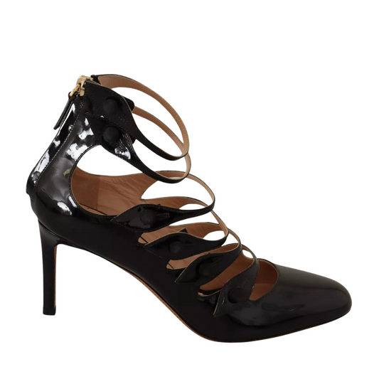 Valentino_Black_Multi_Strap_Leather_Mid_Heels_Pumps_Shoes