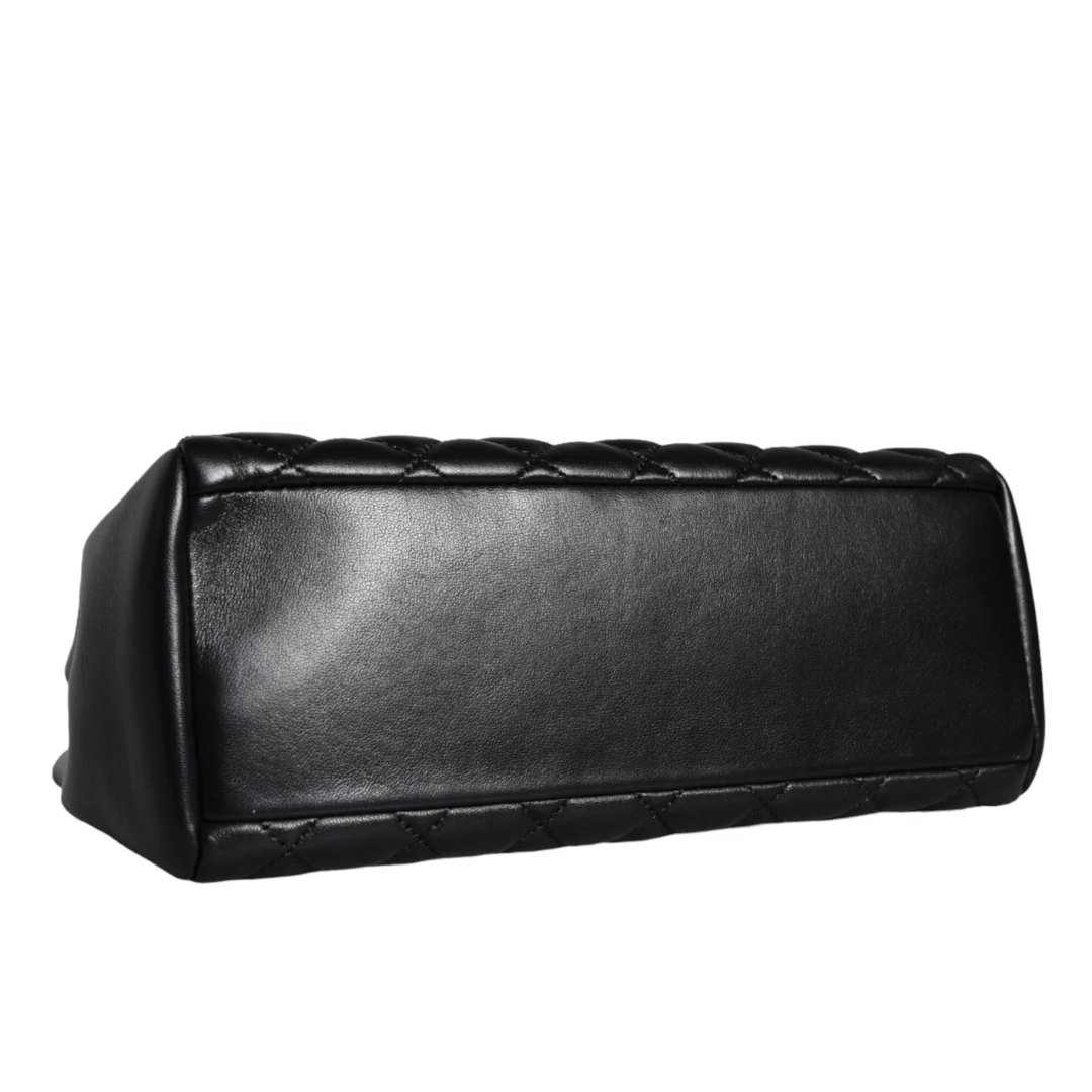 Versace_Black_Quilted_Nappa_Leather_Shoulder_Chain_Strap_Bag