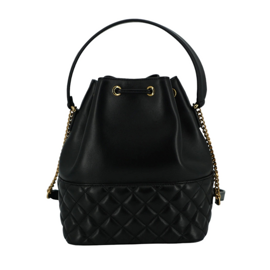 Versace_Elegant_Black_Leather_Medusa_Bucket_Shoulder_Bag