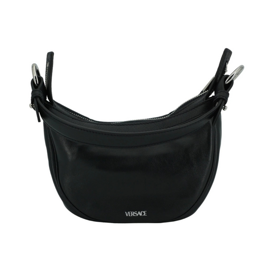 Versace_Elegant_Black_Mini_Hobo_Shoulder_Bag