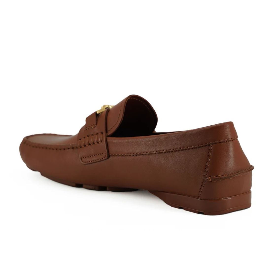 Versace Elegant Medusa-Embossed Leather Loafers $1301.00 Versace Luzworld