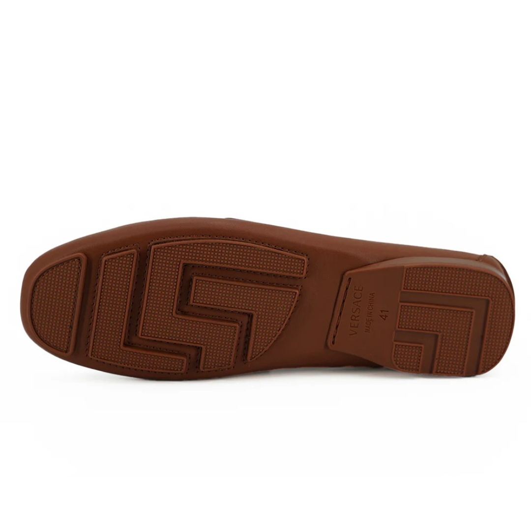 Versace Elegant Medusa-Embossed Leather Loafers $1301.00 Versace Luzworld