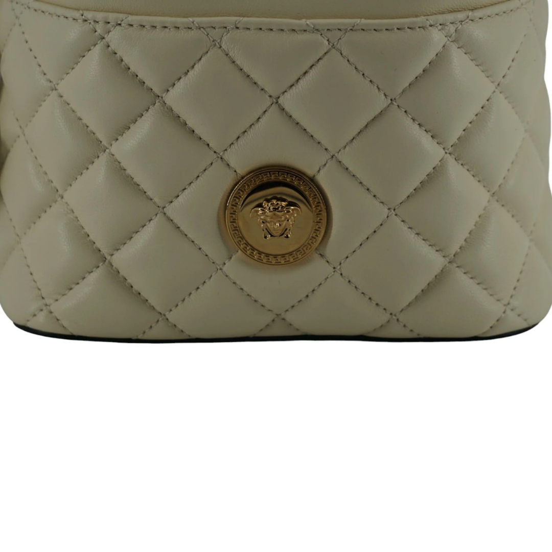 Versace_Elegant_Small_White_Leather_Bucket_Shoulder_Bag