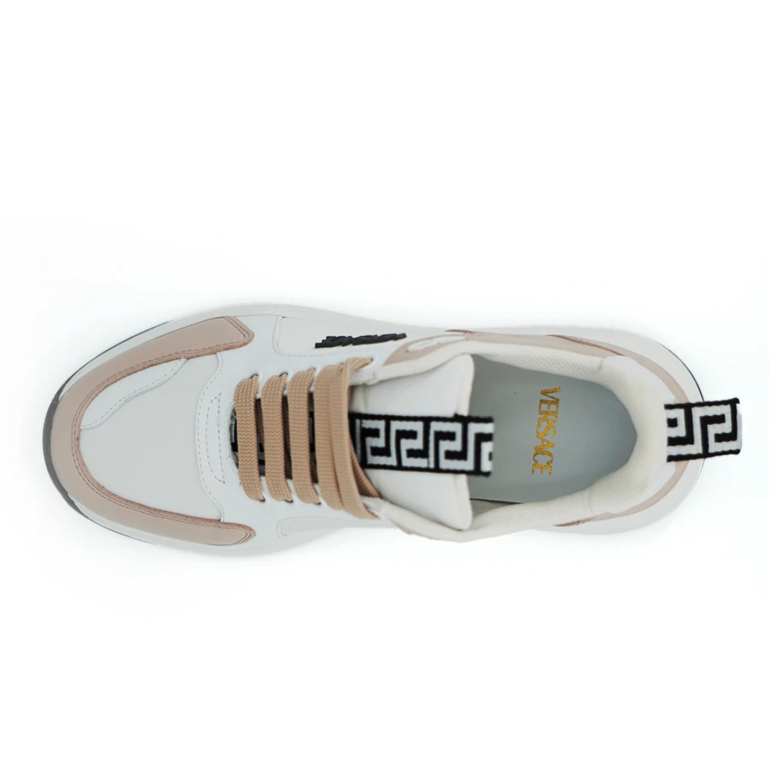 Versace Powder Pink Splendor Sneakers $945.00 Versace Luzworld