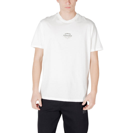 Armani Exchange Men T-Shirt - White- XM000761 AF12308