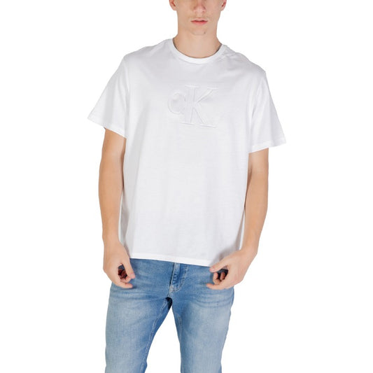 Calvin Klein Men T-Shirt -White - LV04RC824G